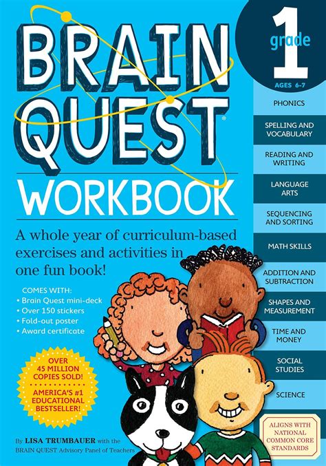 printable 1st grade brain quest worksheets